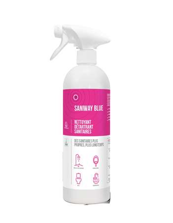 Image de SANIWAY BLUE - Nettoyant détartrant sanitaires - 750ml