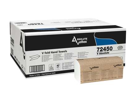 Image de Essuie-mains pliage V ABSOLUTE 21x20cm - Colis 20x250f