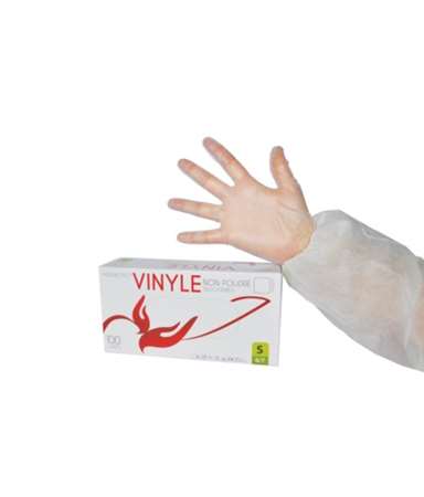 Image de Gant Vinyle non poudré Premium L Qualité médical -Boite 100