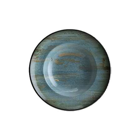 Image de Assiette creuse Madera Mint Bloom Ø25cm