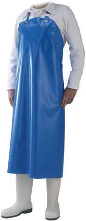 Image de Tablier de mareyeur Bleu sangle au cou réglable 115x90cm