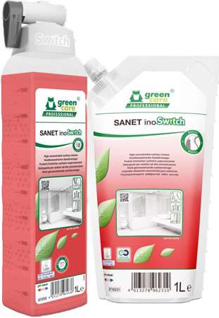 Image de SANET inoSwitch - Nettoyant sanitaire concentré - Recharg 1L
