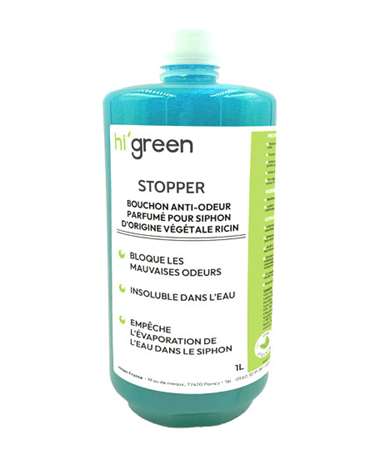 Image de STOPPER Bouchon anti-odeur pour canalisation - Bidon 1L