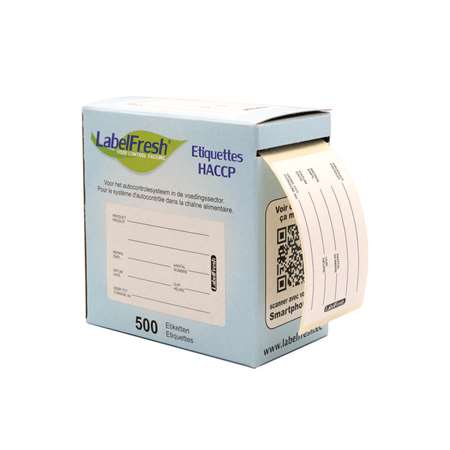 Image de Etiquettes LabelFresh HACCP DLC - Colis 6x300