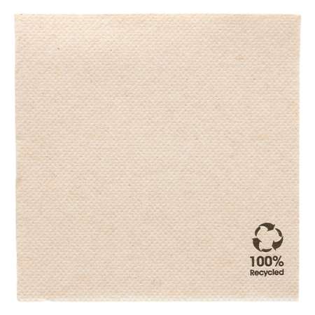 Image de Serviette ECO double point 20x20cm NATUREL Comp - Colis 2400