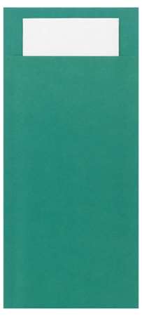 Image de Pochettes 8,5x20cm VERT POP / Ouate BLANC 2F - Colis 500