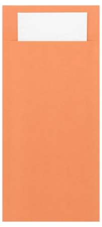 Image de Pochettes 8,5x20cm ORANGE POP / Ouate BLANC 2F - Colis 500