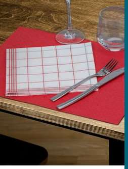 Image de Serviettes Surlys Airlaid 40x40cm DEC TORCHON - Colis de 400