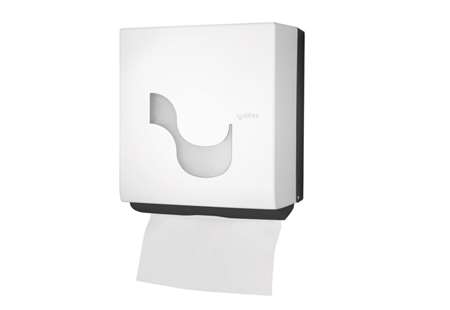 Image de Distributeur essuyage plié 'OMNIA LABOR' MEGAMINI Blanc