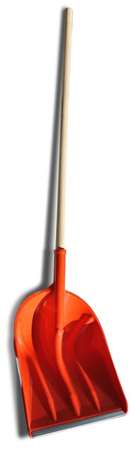 Image de Pelle neige plastique 'JURA' Manche Bois