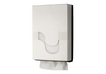 Image de Distributeur MEGAMINI Blanc Essuie-Mains plié SLIM