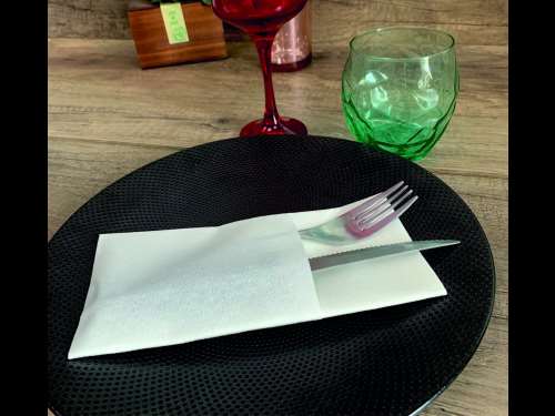 Image de Pochettes à couverts R'soft 32x40cm BLANC - Colis 500