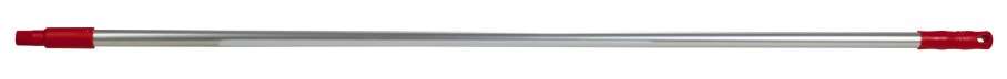 Image de Manche alu alimentaire 1,50m Ø25mm VisFR ROUGE