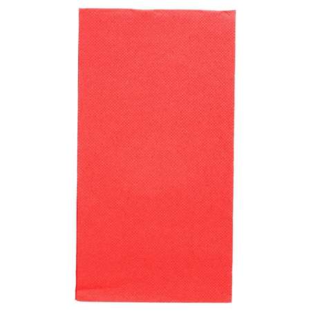 Image de Serviette Tendance 38x38cm ROUGE 1/8 - Colis 1500